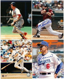 Lot of (124) 1990s-2000s Baseball Stars Signed 8x10 Photos (Beckett PreCert)